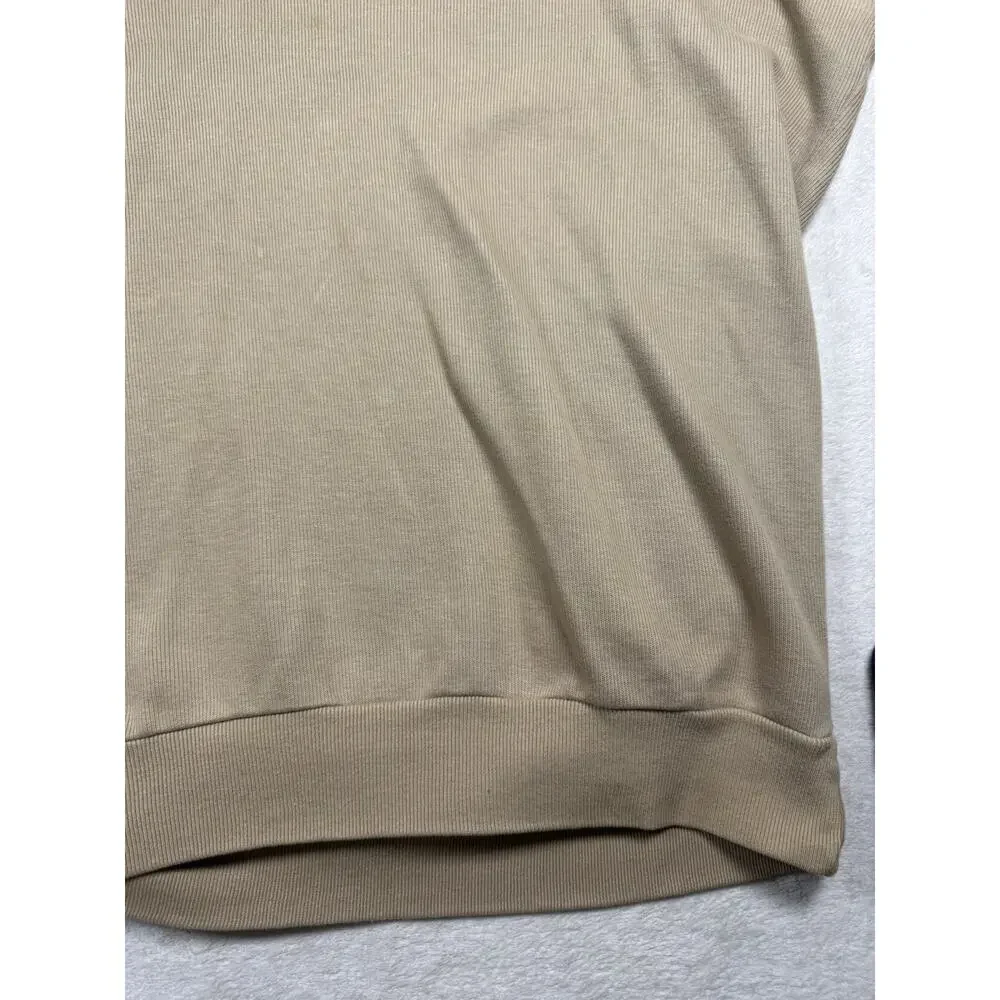 Steve Stricker Fairway Sport Mens M Tan Golf Sweater Vest V Neck Cotton
